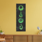 Maori-symbolen Canvas Afdruk (Insitu (Woonkamer))