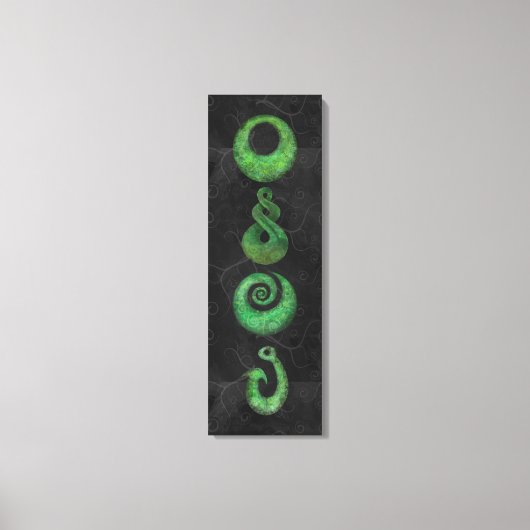 Maori-symbolen Canvas Afdruk (Voorkant)