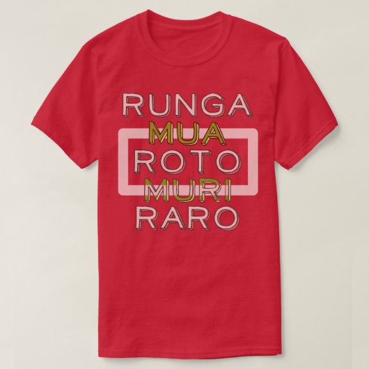 Maori Taal Te Reo T-shirt (Design voorkant)