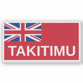 Maori (Takitimu) vlag, Nieuw-Zeeland Sticker