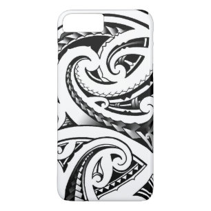 Maori-tatoeages New-Zeeland moko Case-Mate iPhone Case
