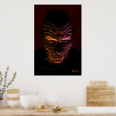 Maori tatoo poster (Keuken)