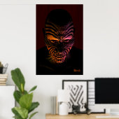 Maori tatoo poster (Thuiskantoor)