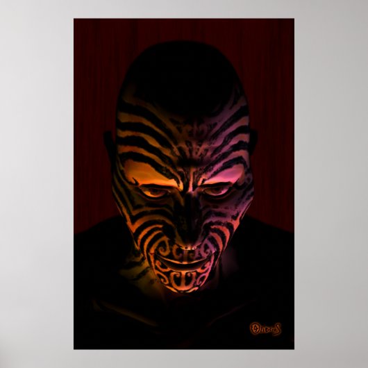 Maori tatoo poster (Voorkant)