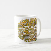 Maori Tattoo - Gold Koffiemok (Voorkant rechts)