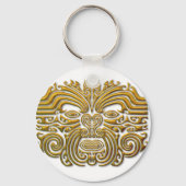 Maori Tattoo - Gold Sleutelhanger (Voorkant)