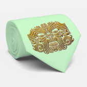 Maori Tattoo - Gold Stropdas (Opgerold)