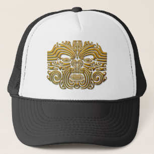 Maori Tattoo - Gold Trucker Pet