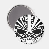 Maori Tattoo Masker Skull Magneet (Voorkant / Achterkant)
