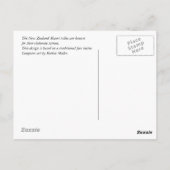 Maori-Tattoo - zwart en wit Briefkaart (Achterkant)