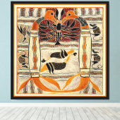 Maori Tribal Animal Spirits Canvas Afdruk (Insitu (Houten vloer))