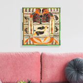 Maori Tribal Folklore Canvas Afdruk (Insitu (Woonkamer))