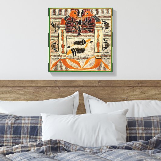Maori Tribal Folklore Canvas Afdruk (Insitu (Slaapkamer))