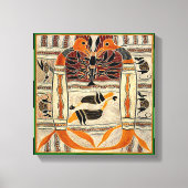 Maori Tribal Folklore Canvas Afdruk (Voorkant)