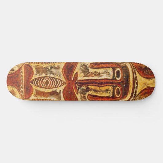 Maori Tribal Shield Skateboard (Horizontaal)