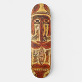 Maori Tribal Shield Skateboard (Voorkant)