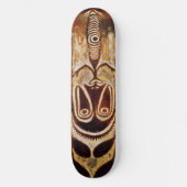 Maori Tribal Shield Skateboard (Voorkant)