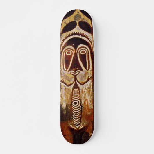 Maori Tribal Shield Skateboard (Voorkant)