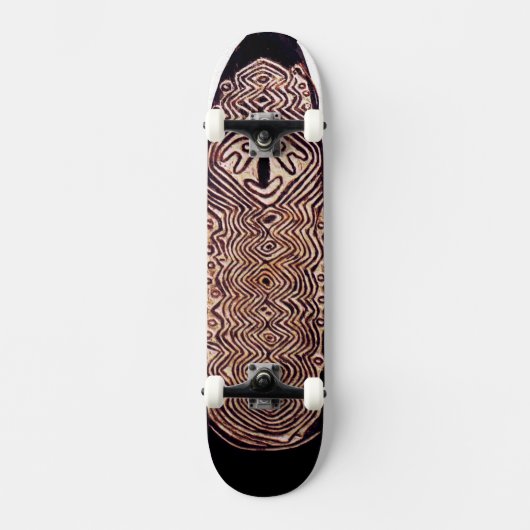 Maori Tribal VooDoo Skateboard (Voorkant)