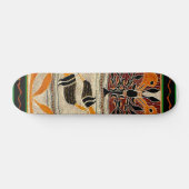 Maori Tribale Folklore Ontwerp Skateboard (Horizontaal)