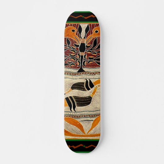 Maori Tribale Folklore Ontwerp Skateboard (Voorkant)