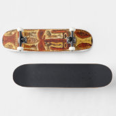 Maori Tribale Schild Skateboard (Horizontaal)