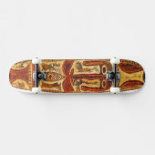 Maori Tribale Schild Skateboard (Horizontaal)