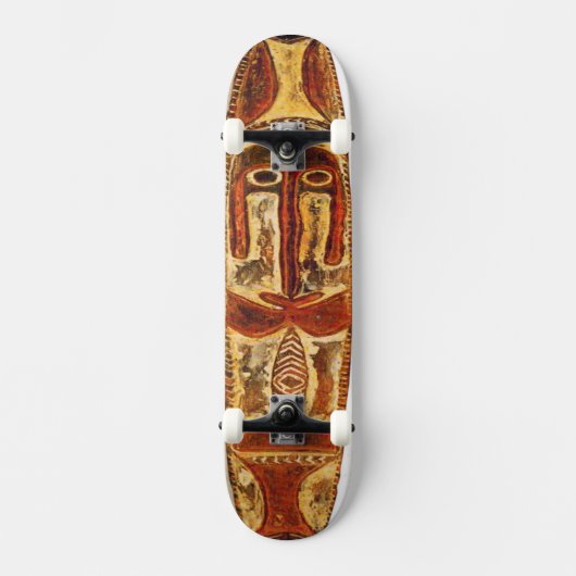Maori Tribale Schild Skateboard (Voorkant)