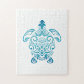 Maori Turtle Honu Art Tribal Tattoo Gift Idee Legpuzzel (Verticaal)