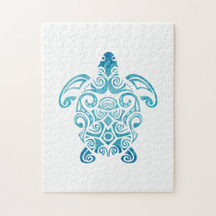 Maori Turtle Honu Art Tribal Tattoo Gift Idee Legpuzzel