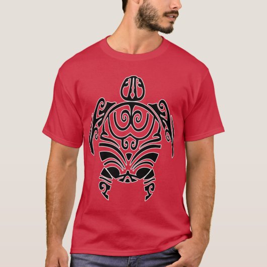 maori turtle turtle tribal tattoo boy t-shirt (Voorkant)