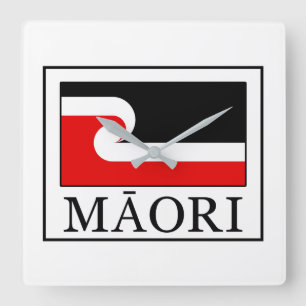 Maori Vierkante Klok