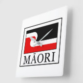 Maori Vierkante Klok (Hoek)