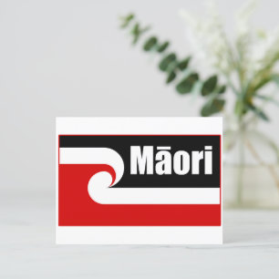 Maori vlag, Tino Rangatiratanga vlag, Maori Briefkaart