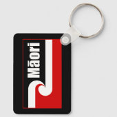 Maori vlag, Tino Rangatiratanga vlag, Maori Sleutelhanger (Achterkant)