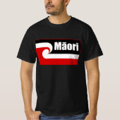 Maori vlag, Tino Rangatiratanga vlag, Maori T-shirt (Voorkant)