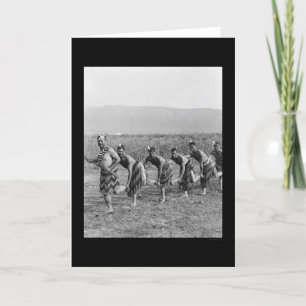 Maori War Dance 1917 Kaart