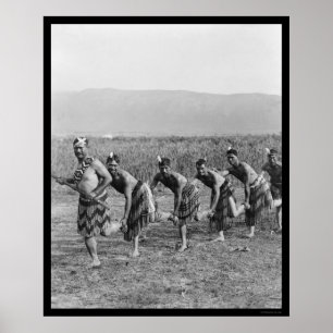 Maori War Dance 1917 Poster