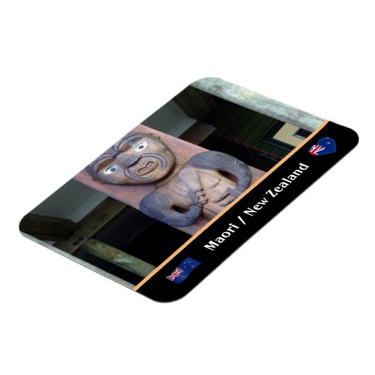 Maori Warrior en inheemse stammen/Nieuw-Zeeland Magneet (Linkerzijde)