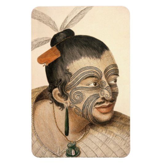Maori Warrior Magneet (Verticaal)