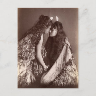 Maori Women, Nieuw-Zeeland Briefkaart