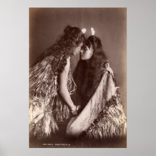 Maori Women, Nieuw-Zeeland Poster