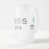 MAOS Beer Frosted Mok (Voorkant rechts)