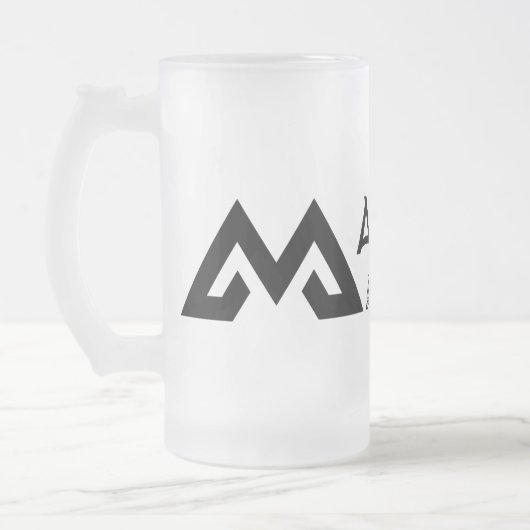 MAOS Beer Frosted Mok (Links)