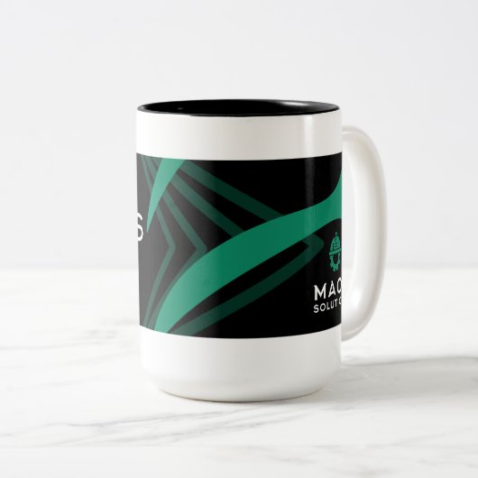 MAOS-Mok Tweekleurige Koffiemok (Voorkant rechts)