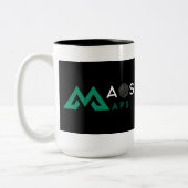 MAOS-Mok Tweekleurige Koffiemok (Links)