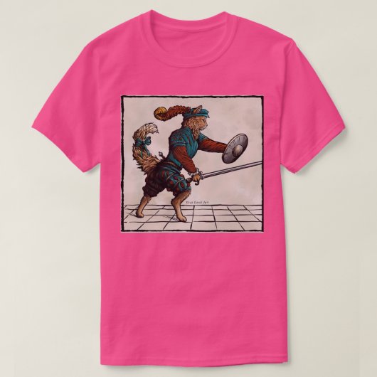 Maowrozzo Sword en Buckler T-shirt (Design voorkant)