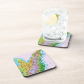 Map Appalachian Mountains East Coast US Foto Bier Onderzetter (Rechterzijde)