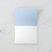 Map Bedankt kaart - Blauw (Binnen)