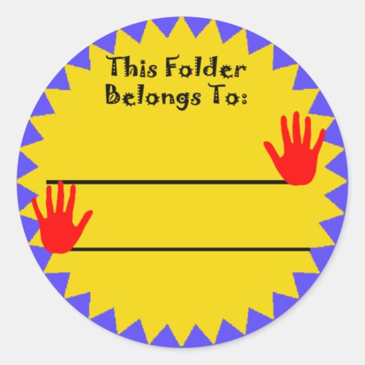 Map behoort tot Sticker (Voorkant)